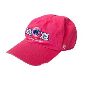 New Chicago Cubs '47 Brand Spring Training Baseball Cap Women's Hat Pink Sloan